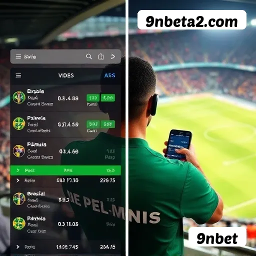 Aplicativo móvel 9nbet para iOS e Android